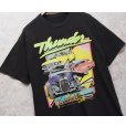 画像1: 00's~【USA製】ビンテージ【J.GALT】ジョンガルト【Thunder Kustom Club】アメリカンラリー【黒】【Tシャツ】【ワンサイズ】<br> (1)