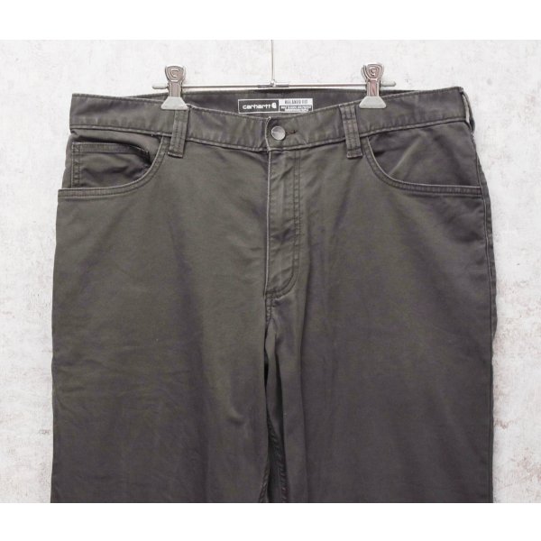 画像3: 【ビンテージ】【carhartt】カーハート【relaxed fit】リラックスフィット【5 pocket】【ダークブラウン】【ペインターパンツ】【ワークパンツ】【36×32】 