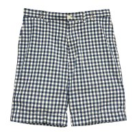 【ラルフローレン】【紺×白】【ギンガムチェック】【ショートパンツ】コットンパンツ 【短パン】【ショーツ】【W32】 
