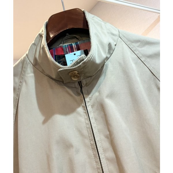 画像6: ~90's ビンテージ【エディーバウアー】【Eddie Bauer】【ベージュｘ裏地赤チェック】 ジップアップブルゾン【サイズM】 