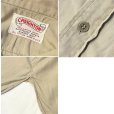 画像2: 60’s【CREIGHT】【ビンテージ】ベージュ【マチ付き】【ワークシャツ】【サイズM程度】<br> (2)