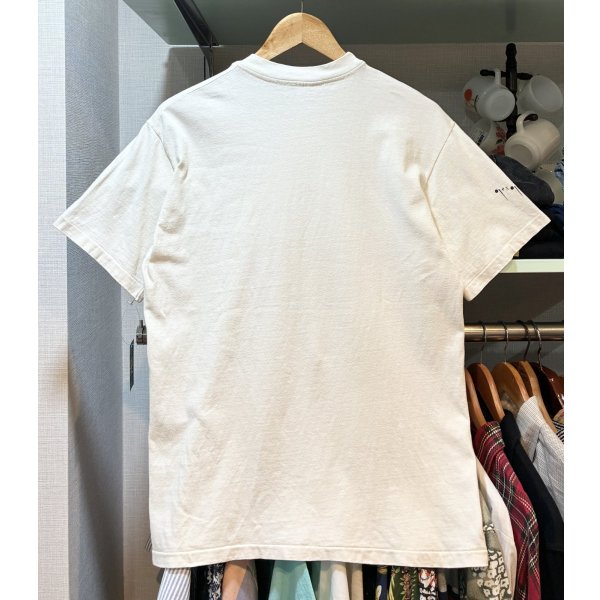 画像4: 【90's】【USA製】【ビンテージ】【Hanes】ヘインズ【WAKE UP】七面鳥【白】【Tシャツ】【サイズM】 