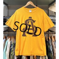 【NEW AGENDA】【ビンテージ】ASU アリゾナ州立大学【黄色】【Tシャツ】【サイズL】 