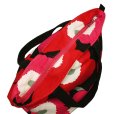 画像4: 90’s【ビンテージ】【marimekko】【マリメッコ】天マチ付き【トートバッグ】<br> (4)