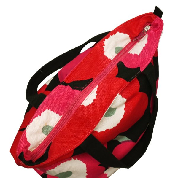 画像4: 90’s【ビンテージ】【marimekko】【マリメッコ】天マチ付き【トートバッグ】 
