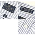 画像2: 90's USA製【Select Edition】セレクトエディション【ビンテージ】【白×水色ストライプ】【半袖ボタンダウンシャツ】【US 15】 <br> (2)