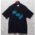 画像1: 90's【USA製】【ビンテージ】【Reebok】リーボック【黒×青ロゴ】【プリント】【Tシャツ】【サイズＸＬ】<br> (1)