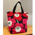 画像3: 90’s【ビンテージ】【marimekko】【マリメッコ】天マチ付き【トートバッグ】<br> (3)