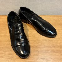 【USA製】【STUART MCGUIRE】【スチュアート マクガイア】【黒】スリッポン【ローファー】【10D】【28cm程度】 