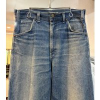  ビンテージ 【KEY】ブルー【デニムペインターパンツ】【W31程度】 