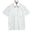 画像1: 程度良好!! 80's~ ビンテージ【J.C.Penney】JCペニー【白】無地【半袖シャツ】【サイズL】<br> (1)