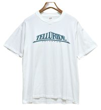 【USA製】【ビンテージ】【anvil】アンビル 【シングルステッチ】【TELLURIDE COLORADO】テルユライド【白】【Tシャツ】【サイズXL】 
