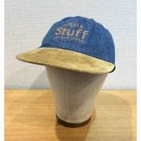 程度良好!! 00’ｓ【HAGGAR】 ハガー【ビンテージ】【デニム×スウェード】キャップ 