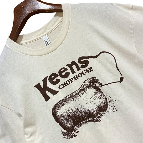 画像3: ほぼ未使用!!【ビンテージ】american apparel アメリカンアパレル【羊】keens chaphouse【クリーム】【Ｔシャツ】【サイズXL】 