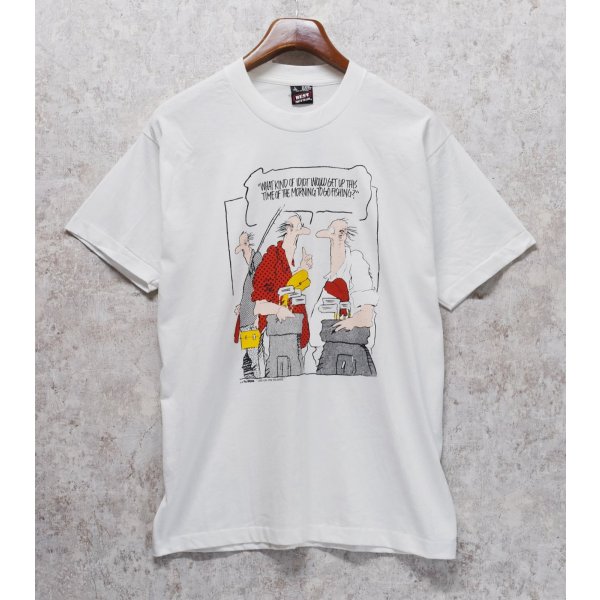 画像3: 90's【USA製】 ビンテージ【FRUIT OF THE LOOM 】フルーツオブザルーム【what kind of~】アメリカンジョーク【 Tシャツ】【サイズＬ】 
