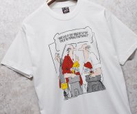 90's【USA製】 ビンテージ【FRUIT OF THE LOOM 】フルーツオブザルーム【what kind of~】アメリカンジョーク【 Tシャツ】【サイズＬ】 