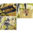 画像2: 90's【ビンテージ】【nautica】【ノーティカ】【レーヨン】茶系ｘ黒ｘ緑 【草柄】総柄【アロハシャツ】レーヨンシャツ【サイズL】<br> (2)