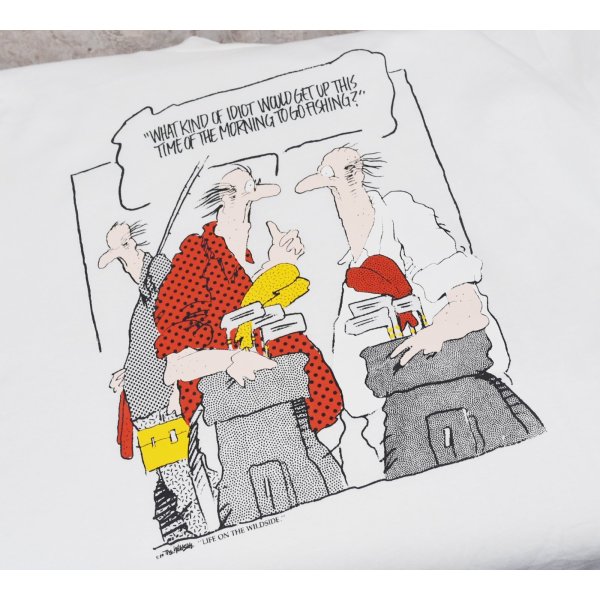 画像4: 90's【USA製】 ビンテージ【FRUIT OF THE LOOM 】フルーツオブザルーム【what kind of~】アメリカンジョーク【 Tシャツ】【サイズＬ】 