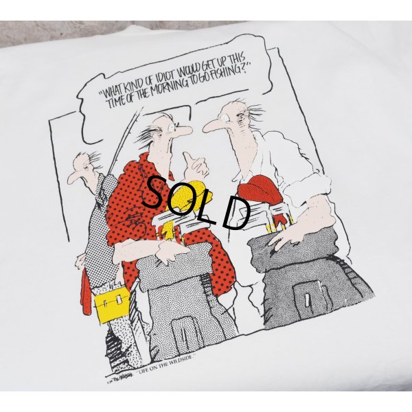 画像4: 90's【USA製】 ビンテージ【FRUIT OF THE LOOM 】フルーツオブザルーム【what kind of~】アメリカンジョーク【 Tシャツ】【サイズＬ】 