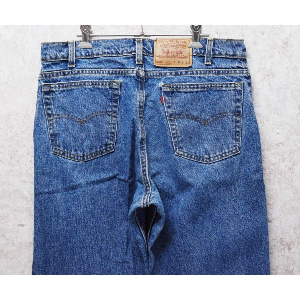 画像4: 90's【USA製】ビンテージ【LEVI'S】【リーバイス550】５５０【デニムパンツ】【ブルーデニム】【38ｘ31】 