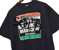 【~90's】USA製【ビンテージ】【RED OAK】【黒】【SAY YES BLACK HISTORY】【Tシャツ】【サイズXL】 