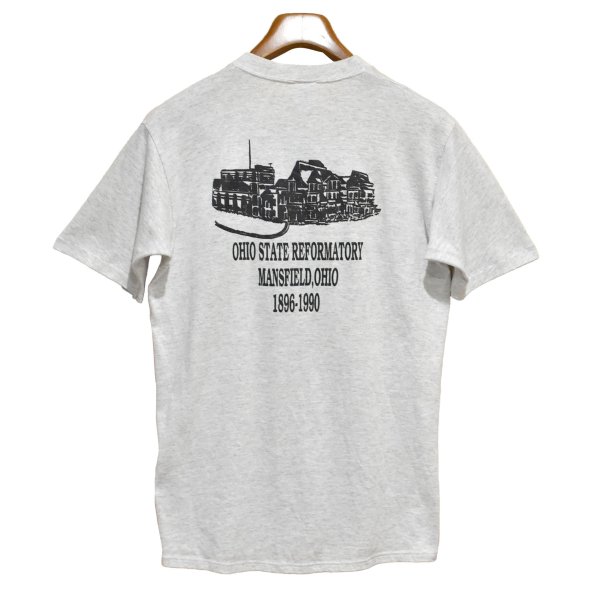 画像4: 【90's】【USA製】【ビンテージ】【JERZEES】ジャージーズ【JAIL HOUSE ROCK IL】プリント【グレー】【Tシャツ】【サイズL】 