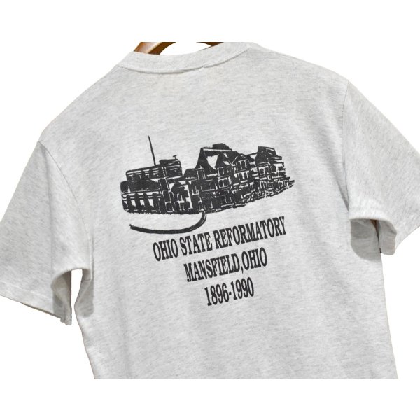 画像5: 【90's】【USA製】【ビンテージ】【JERZEES】ジャージーズ【JAIL HOUSE ROCK IL】プリント【グレー】【Tシャツ】【サイズL】 