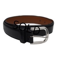 【程度良好】USA製【ビンテージ】【L.L.Bean】【黒】【レザーベルト】【W32】 