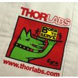 画像2: ほぼ未使用【ビンテージ】【THORLABS】ソーラボ【生成り】【犬】【マチ付き】【トートバッグ】<br> (2)