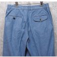 画像6: 【ビンテージ】カナダ製【St.Michael】MARKS & SPENCER【水色】２タック【コットンパンツ】テーパードシルエット【32ｘ29】<br> (6)