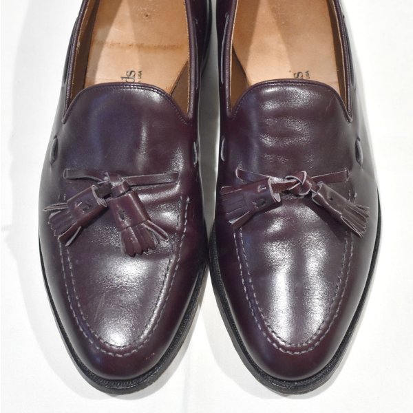 画像6: 【USA製】ビンテージ【アレンエドモンズ】【Allen Edmonds】【Grayson】バーガンディ【タッセルローファー】【８E】【26cm程度】 