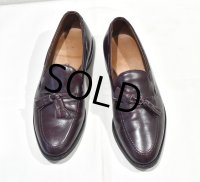 【USA製】ビンテージ【アレンエドモンズ】【Allen Edmonds】【Grayson】バーガンディ【タッセルローファー】【８E】【26cm程度】 