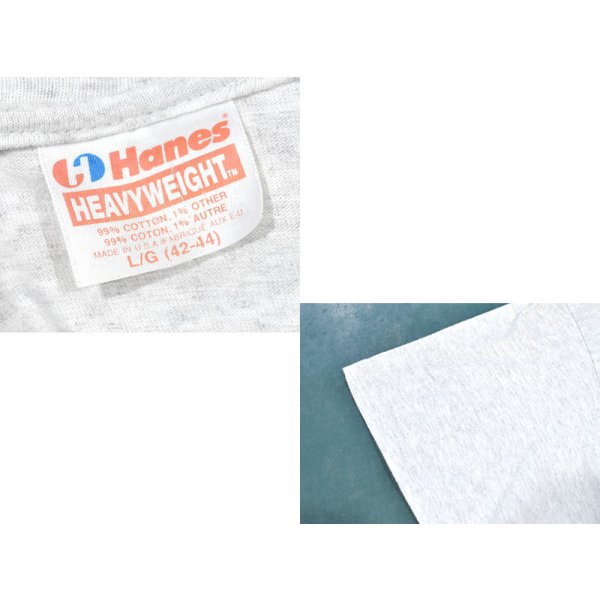 画像2: 【90's】【USA製】【ビンテージ】【Hanes】ヘインズ【1991 NFL rushing title】アメリカンフットボール【ライトグレー】【Tシャツ】【サイズL】 