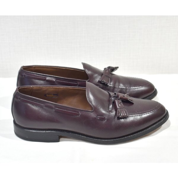 画像4: 【USA製】ビンテージ【アレンエドモンズ】【Allen Edmonds】【Grayson】バーガンディ【タッセルローファー】【８E】【26cm程度】 
