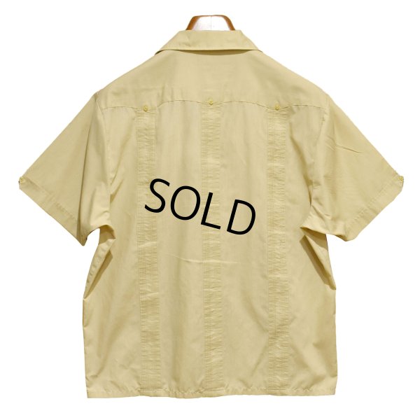 画像3: 【ビンテージ】THE HAVANERA SHIRTS【ベージュ】キューバシャツ【半袖開襟シャツ】オープンカラーシャツ【サイズM】  
