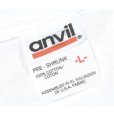画像2: デッドストック 00's~【ビンテージ】【anvil】アンビル【生成り】【Save a life. Adopt a pet】猫と犬と女性【Tシャツ】【サイズL】<br> (2)