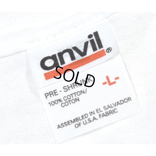 画像2: デッドストック 00's~【ビンテージ】【anvil】アンビル【生成り】【Save a life. Adopt a pet】猫と犬と女性【Tシャツ】【サイズL】 