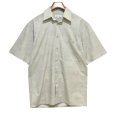 画像1: ほぼ未使用【ビンテージ】【pierre cardin】ピエールカルダン【ベージュ】柄入り【半袖】開襟シャツ【オープンカラーシャツ】サイズS<br> (1)