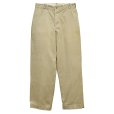 画像1: 【50's】【ビンテージ】U.S.ARMY【米軍実物】ボタンフライ【チノパンツ】【３１Ｘ２９】<br> (1)