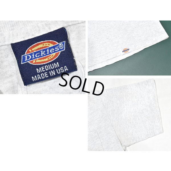 画像2: 90's~【USA製】 ビンテージ【ディッキーズ】【Dickies】【ライトグレー】【無地】【ポケット付き】【Tシャツ】【サイズM】 