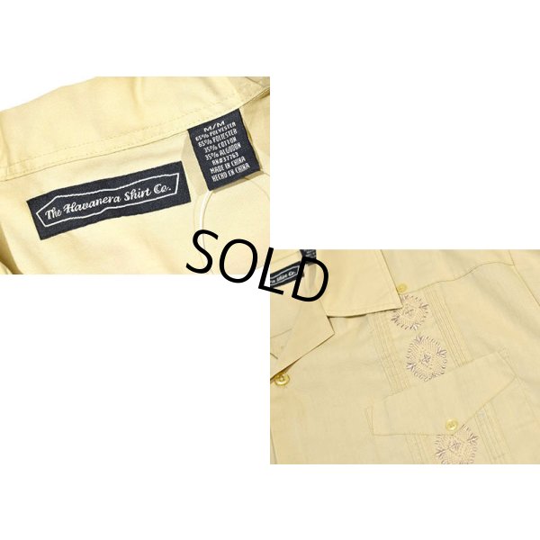 画像2: 【ビンテージ】THE HAVANERA SHIRTS【ベージュ】キューバシャツ【半袖開襟シャツ】オープンカラーシャツ【サイズM】  
