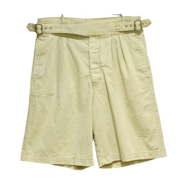 画像1: 【BANANA REPUBLIC】バナナリパブリック【ベージュ】グルカショーツ【コットンショーツ】短パン【W30】 
