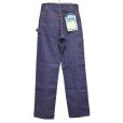 画像1: 【デッドストック】70's【ビンテージ】【ラングラー】【wrangler】ペインターパンツ【デニムパンツ】デニムペインター【27×32】<br> (1)