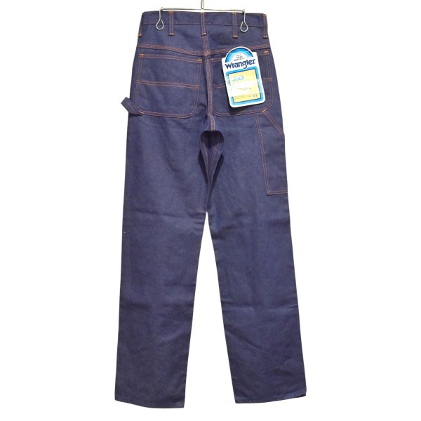 画像1: 【デッドストック】70's【ビンテージ】【ラングラー】【wrangler】ペインターパンツ【デニムパンツ】デニムペインター【27×32】 