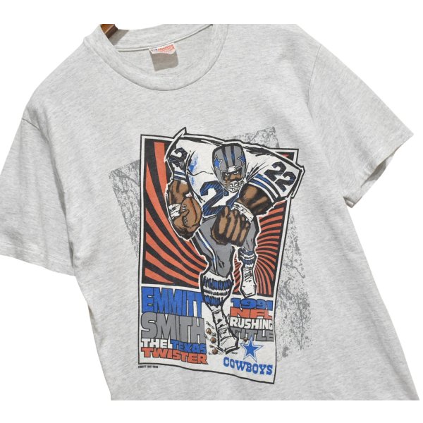 画像3: 【90's】【USA製】【ビンテージ】【Hanes】ヘインズ【1991 NFL rushing title】アメリカンフットボール【ライトグレー】【Tシャツ】【サイズL】 