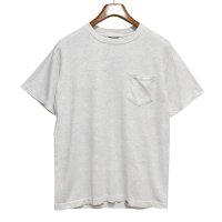90's~【USA製】 ビンテージ【ディッキーズ】【Dickies】【ライトグレー】【無地】【ポケット付き】【Tシャツ】【サイズM】 