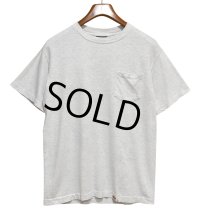 90's~【USA製】 ビンテージ【ディッキーズ】【Dickies】【ライトグレー】【無地】【ポケット付き】【Tシャツ】【サイズM】 