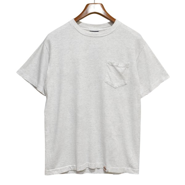 画像1: 90's~【USA製】 ビンテージ【ディッキーズ】【Dickies】【ライトグレー】【無地】【ポケット付き】【Tシャツ】【サイズM】 