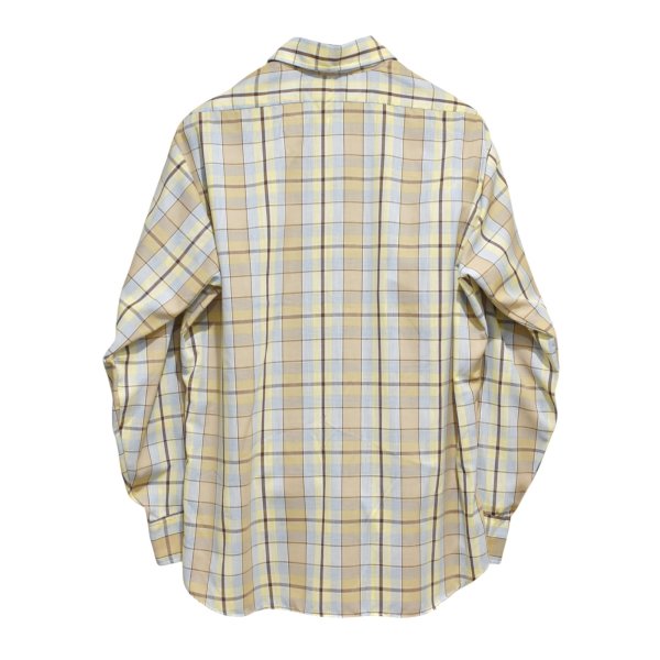 画像3: 80's~【USA製】【ビンテージ】【LEVI'S】【リーバイス】【茶ｘ黄ｘ水色】チェック柄【長袖シャツ】ロングスリーブシャツ【サイズXL】 