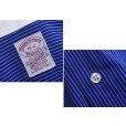 画像2: 【90's】【USA製】【Brooks Brothers makers】【ブルックスブラザーズ】 青×白 ストライプ 【クレリックシャツ】【15-2】<br> (2)